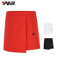 PGM Girls Short Skirt Summer Clothes Pantskirt Anti Emptied Golf Shorts Pleated Tennis Safety Wrinkle Skorts QZ064