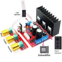 แผงเครื่องขยายเสียงสเตอริโอ TDA2030A 2.1ช่อง,ซับวูฟเฟอร์2X18W บอร์ดเครื่องขยายเสียงลำโพงสามช่องสัญญาณโมดูล CE