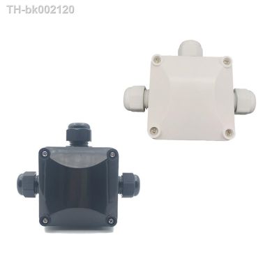 ✱ IP68 electrical cable waterproof connector t shape 2 3 Pin 3 Way Outdoor Waterproof ABS Plastic Gland Electrical Junction Box