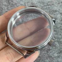 ❧◐卍 Polished 42mm Watch Case Frog Leg Type Transparent Bottom Case Suitable for ETA 6497/6498 Seagull ST3600/ST3620 Movement