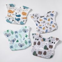 【YD】 Baby Bibs Feeding Bib Washable With Food Catcher for Babies Saliva