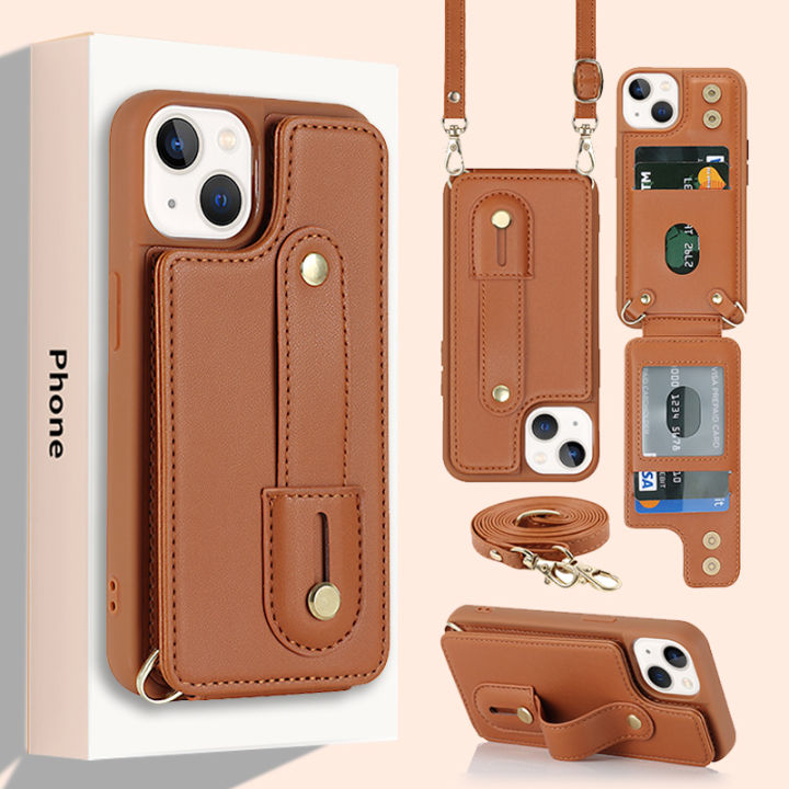 For Apple iPhone 15/14/13/12/11 Pro max/Pro Leather Card Holder