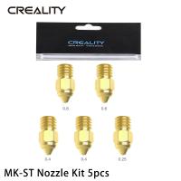 【LZ】 CREALITY 3D Printer Parts MK-ST Nozzle Kit 5pcs/set 0.25mm 0.4mm 0.6mm 0.8mm for Ender3 Series/CR6 Series/Ender5 Series Original