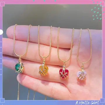 Diamond Castle Rose Quartz Heart Necklace | Barbie princess, Dream jewelry,  Rose quartz heart