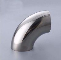 76mm 3" Pipe O/D 304 Stainless Steel Sanitary Butt Weld 90 Degree Elbow Bend Pipe Fitting homebew Pipe Fittings Accessories