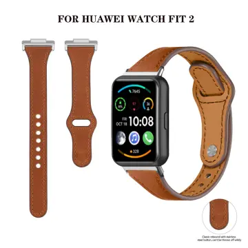 Huawei Watch Fit 2 Leather Strap (Brown)