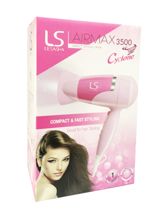 lesasha-ไดร์เป่าผม1600วัตต์-พับได้-airmax-3500-cyclone-hair-dryer