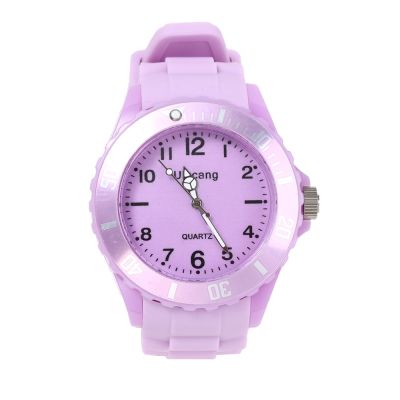 นาฬิกาข้อมือควอทซ์คู่สีลูกกวาดของ Jam Tangan Digital แฟชั่นสำหรับผู้หญิงนาฬิกาสปอร์ตอิเล็กทรอนิกส์สำหรับนาฬิกาข้อมือ Reloj