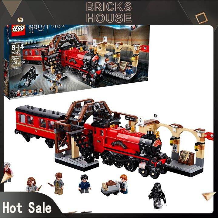 LEGO Harry Potter Hogwarts Express 75955 Toy Building Building Set Bao gồm  Mô hình Xe lửa và Nhân vật nhỏ Harry Potter Hermione Granger và Ron Weasley  (801 Miếng) 