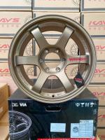 ล้อแม็กใหม่ - TE37 SUV PRO หยอดแดง - งาน M-MAX ล้อเบา - ขอบ18 - ( 18 x 6 รู ) หน้ากว้าง 9 x 9 -  OFF0-  ส่งฟรี Kerry Express - รบกวนสอบถามทางแชทก่อนคลิกสั่งซื้อ