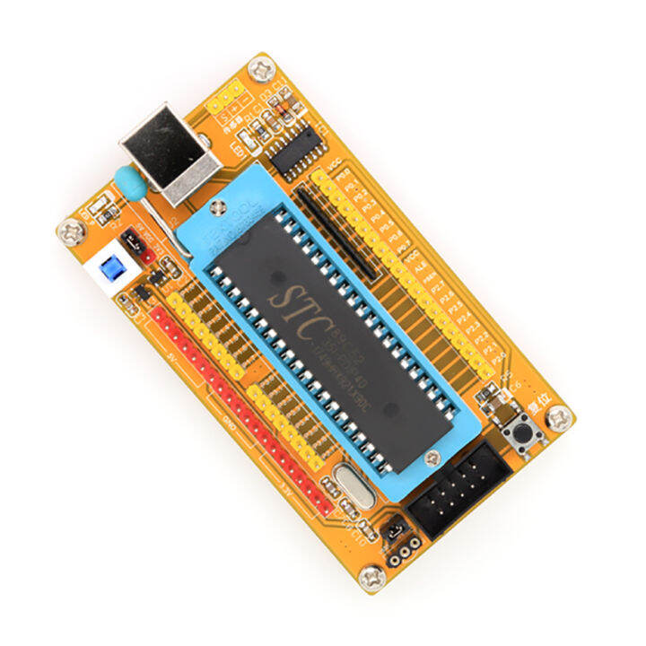 51-single-chip-microcomputer-minimum-system-board-stc-main-control-board-support-isp-with-usb-cable