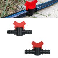 Drip Irrigation Switch Valve Double Male Barbed Gate Valves for 16mm 20mm PE Hose Garden Pipe Waterstop On Off Switch Valves