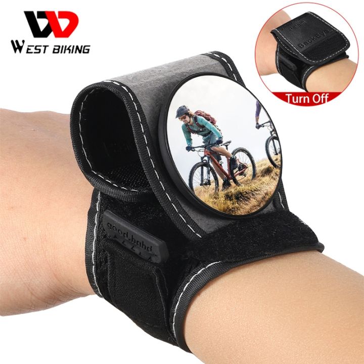 wrist-band-rearview-mirror-hidden-type-cycling-hd-convex-mirror-5cm-bicycle-rear-view-mirror-arm-strap-mtb-road-bike-accessories