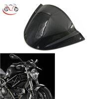 Windshield คุณภาพสูง ABS ฟองคู่สำหรับ Ducati Monster 696 2009-2013 10 11 696สีดำ2009 2010 2011 2012 2013