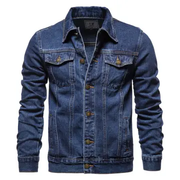 Black jeans with on sale a blue jean jacket