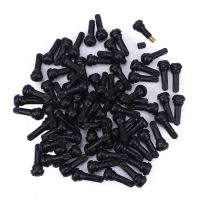 5PCS/Set Black TR413 Tubeless Car Wheel Tire Valve Stems With Caps Tyre Rubber Valves With Dust Caps Wheels Tires Parts Valve Stems  Caps  Adapters