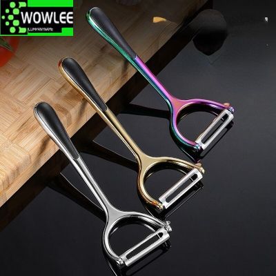 Zinc Alloy Peeling Knife Home Kitchen Gadget Peeler Creative Gold Plated Melon Peeler Set Slicer Stainless Steel Peeler Graters  Peelers Slicers