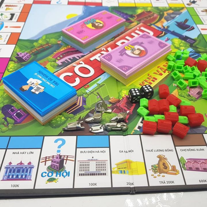 Cờ Tỷ Phú Monopoly Board Game Việt Nam Cao Cấp Chính Hãng Chuẩn Y Hình Bảo  Hành 1 Đổi 1 | Lazada.Vn