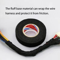 15 Meters Heat-resistant Adhesive Cloth Fabric Tape For Car Auto Cable Harness Wiring Loom Protection Electrical Insulation Tape Adhesives  Tape