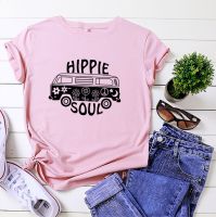 ♝☜☾  womens wear hippie soul Casual casual short sleeve T-shirt top blouse casual fashion girl T-shirt y2k aesthetic  women clothes