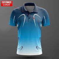 2023 Customize Summer cheap Badminton shirts Mens Sport Short-sleeved Polo Shirts Table Tennis Tshirt Running Men T-shirt