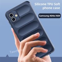 เคสซิลิโคนแบบนิ่มสำหรับ Samsung Galaxy A04 A04e ปกป้องผิวจากการตกกระแทกฝาหลังทรงสี่เหลี่ยม