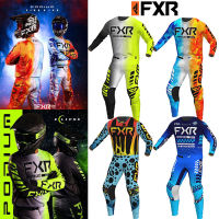 2023มาใหม่ FXR แข่งวิบาก Racewear ชุดแข่งวิบากเสื้อและกางเกง C Ombo ชุดขี่เกียร์ชุดเหมาะสำหรับรถจักรยานยนต์/จักรยานสกปรก/ออฟโร้ด4สี