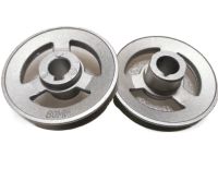 2pcs Outer Diameter:80mm Inner Hole:15mm Industrial Sewing Clutch Motor Belt Pulley Electric Motor Wheel Printing Stamping