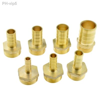 Brass Hose Fitting 3/4 Inch BSP Male Thread 10mm 12mm 16mm 19mm 25mm Hose Barb Tail Pipe Connector Joint Copper Coupler Adapter