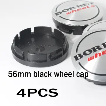 4pcs 56mm Borbet Logo Auto Car Wheel Center Cap Hub Caps Car Rims Cover  Badge Emblem For Car Styling Wheel Covers
