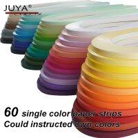 {office stationery}JUYA กระดาษม้วน60สีสีเลือกได้เดี่ยวยาว390มม. ยาว2/3/5/7/10มม. กว้าง100แถบ/งานฝีมือกระดาษ DIY แพ็ค