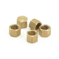 5pcs 1/8" BSPP Female Brass Pipe Countersunk End Plug Outer Hex Socket End Cap Stopper Pipe Fittings Accessories