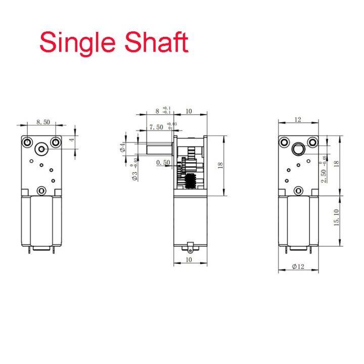 new-hot-chexiuhua-มอเตอร์เกียร์หนอน-n20ขนาดเล็ก-dc3v-6v-12v-ขนาดเล็ก4rpm-380rpm-ความเร็วต่ำแรงบิดสูงชุดควบคุมแขนกลหุ่นยนต์เครื่องยนต์เพลาเดียว-คู่