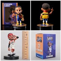 NBA Star Stephen Curry Allen Iverson Action Figure Model Dolls Toys For Kids Gifts Collections Car Ornament