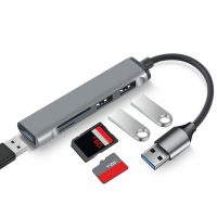 Type C HUB ก่อนหน้า USB 3.0 HUB Splitter Card Reader Multiport พร้อม SD TF พอร์ตสำหรับ MacBook เข้าเยี่ยมชมคอมพิวเตอร์ HUB USB-wcqre7872