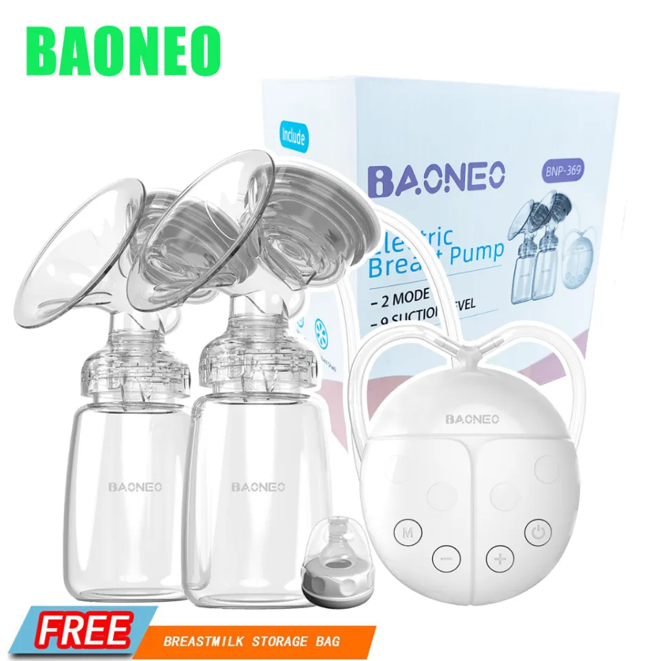 Double Electric Breast Pumps Powerful Nipple Suction Usb Electric Breast  Pump With Baby Milk Bottle