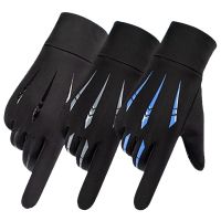 hotx【DT】 Gloves Men Cycling Thermal Fleece Cold Wind TouchScreen Warm Outdoor Skiing Mitten