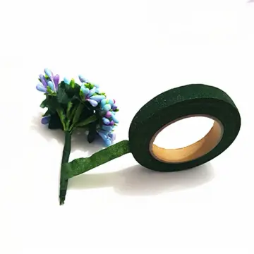 Durable Rolls Waterproof Green Florist Stem Elastic Tape Floral