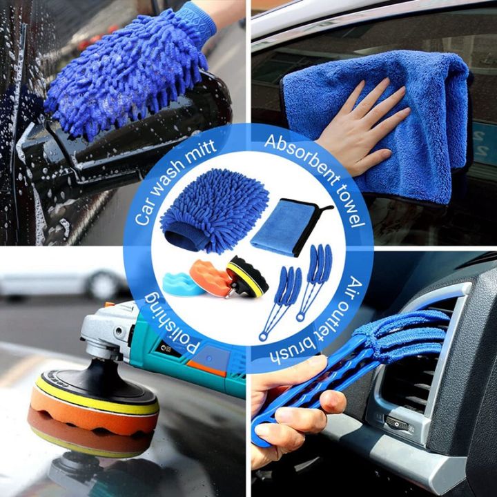 20-pcs-detailing-brush-set-inside-amp-outside-car-cleaning-kit-with-car-wash-mitt-and-drill-brush-set