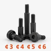 ￠3￠4￠5￠6 Black Zinc 304 Black Stainless Steel Inner Hex Positioned Shoulder Screws with Cup Head Hexagon Plug Screw Convex Bolt