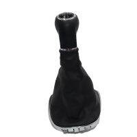 【cw】 5/6 Speed Gear Shift Knob With Black Boot Cover Gaitor Collar for Opel Corsa D 2006 2015 009140093 19276456 PU Leather Plastic 【hot】