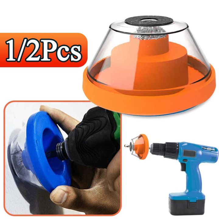 VALER Reusable Orange Power Tool Anti-Skid Sponge Must-Have Accessory  Shockproof Dust Catcher Dust Collector Woodworking Electric Drill Dust  Cover