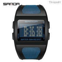 ⌚ นาฬิกา Three 222 multi-function electronic waterproof SANDA sports watch fashion watches male students