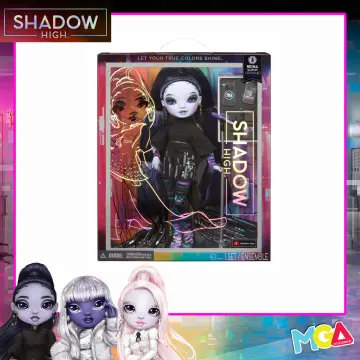 Rainbow High Shadow Series 1 Nicole Steel- Grayscale Fashion Doll. 2  Titanium Designer Outfits to Mix & Match with Accessories, Great Gift for  Kids