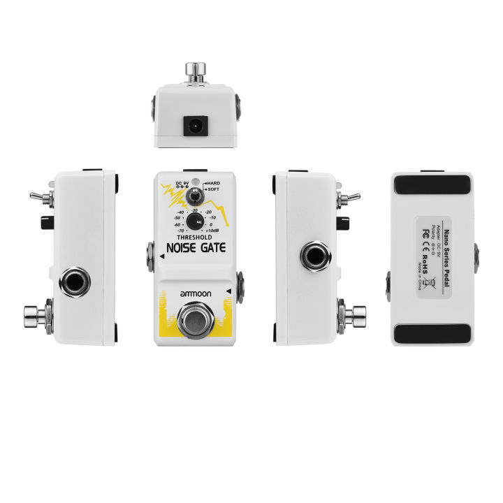 ammoon-single-noise-gate-guitar-effect-pedal-true-bypass-zinc-alloy-shell-electric-guitar-pedals-guitar-parts-guitar-accessories