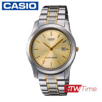 Casio Standard นาฬิกาข้อมือสุภาพบุรุษ สายสแตนเลสสองกษัตริย์ รุ่น MTP-1141G-9ARDF - Silver/Gold