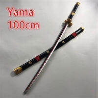 อะนิเมะคอสเพลย์ Yama Magic Roronoa Zoro Weapon Espada Wood Ninja มีด1:1 Samurai ดาบ Prop ของเล่น100ซม.