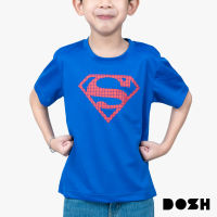 DOSH BOYS T-SHIRTS SUPERMAN เสื้อยืดคอกลม แขนสั้น  ผ้าโพลีเอสเตอร์ เด็กชาย FSBT5040-BU