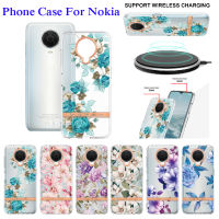 เคส G11 NOKIA G21 G10 G20เคสสำหรับ Nokia ดอกไม้โปร่งใสเคสฝาหลัง