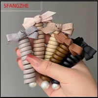 5FANGZHE 2PCS กุทัณฑ์ถัก ที่คาดผมสายโทรศัพท์ พลาสติกทำจากพลาสติก เครื่องมือทำผม เชือกมัดผมหางม้า ของใหม่ ไข่มุกไข่มุก สิ่งประดิษฐ์ถักผม สำหรับผู้หญิง